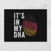 Het zit in mijn DNA - de Duitse vlag Briefkaart (Voorkant)