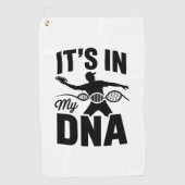 Het zit in mijn DNA disc golf Golfhanddoek (Voorkant)