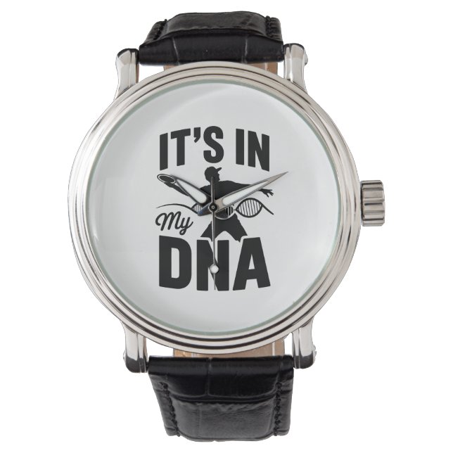 Het zit in mijn DNA disc golf Horloge (Voorkant)