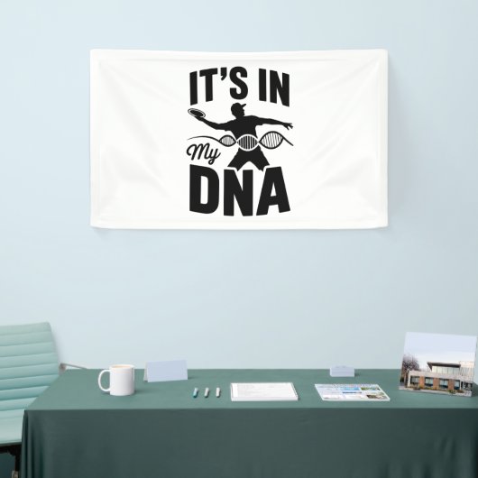 Het zit in mijn DNA disc golf Spandoek (Beurs)
