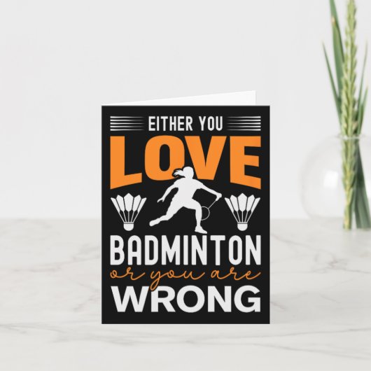 Het zit in mijn DNA Dminton Shuttle Racket Dminton Kaart (Voorkant)