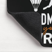 Het zit in mijn DNA Dminton Shuttle Racket Dminton Muismat (Hoek)