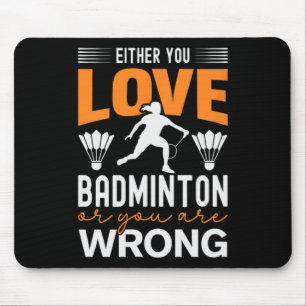 Het zit in mijn DNA Dminton Shuttle Racket Dminton Muismat