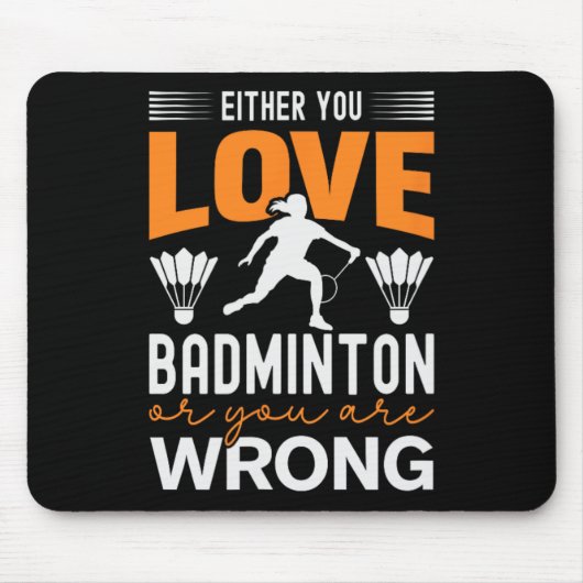 Het zit in mijn DNA Dminton Shuttle Racket Dminton Muismat (Voorkant)