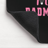 Het zit in mijn DNA Dminton Shuttle Racket Dminton Muismat (Hoek)