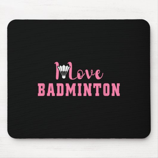 Het zit in mijn DNA Dminton Shuttle Racket Dminton Muismat (Voorkant)