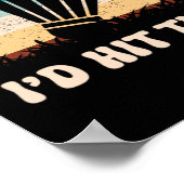 Het zit in mijn DNA Dminton Shuttle Racket Dminton Poster (Hoek)