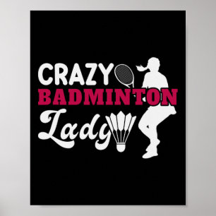 Het zit in mijn DNA Dminton Shuttle Racket Dminton Poster
