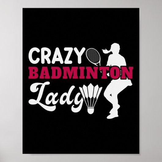 Het zit in mijn DNA Dminton Shuttle Racket Dminton Poster (Voorkant)