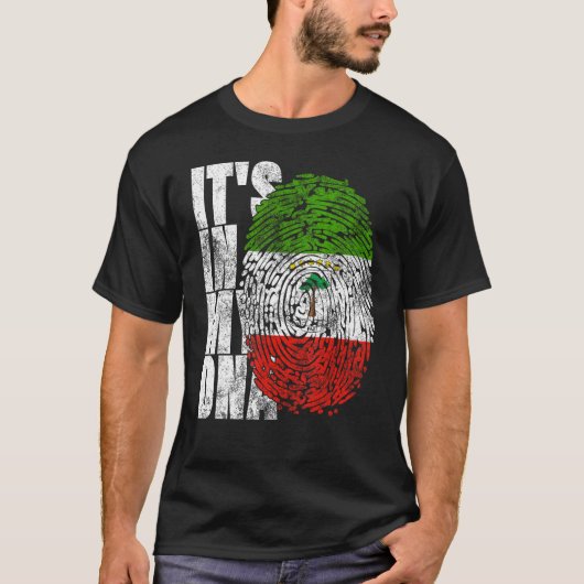 Het zit in mijn DNA Equatoriaal-Guinea Graphic Gui T-shirt (Voorkant)