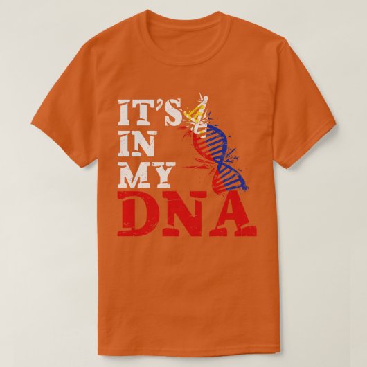 Het zit in mijn DNA Filippijnen T-shirt (Design voorkant)