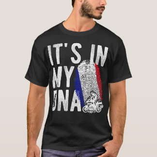 Het zit in mijn DNA Frankrijk Land Franse vingeraf T-shirt