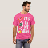 Het zit in mijn DNA Funny Pool Player Billiard T-shirt (Voorkant volledig)