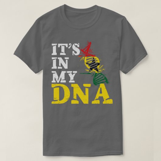 Het zit in mijn DNA Ghana T-shirt (Design voorkant)