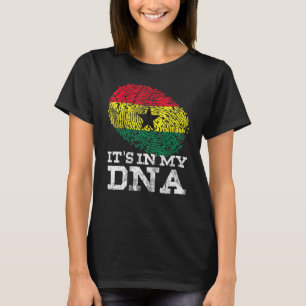 Het zit in mijn DNA Ghanese Afrikaanse wortels tro T-shirt