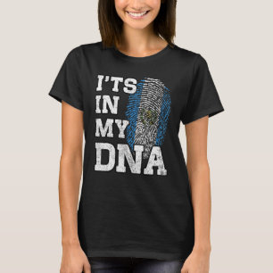Het zit in mijn DNA Guatemalteekse vingerafdruk Tr T-shirt