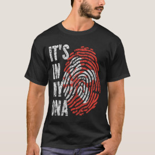 HET ZIT IN MIJN DNA Hong Kong Flag Mannen Vrouwen T-shirt