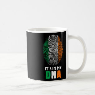Het Zit In Mijn Dna Ierland Ierse Vlag Cadeaus Man Koffiemok