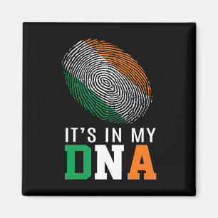Het Zit In Mijn Dna Ierland Ierse Vlag Cadeaus Man Magneet