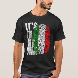 Het zit in mijn DNA Italiaans geschenk Siciliaanse T-shirt