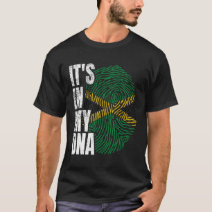 Het zit in mijn DNA Jamaicaanse vlag Jamaica T-shirt