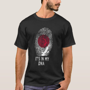 Het zit in mijn DNA Japan Japan trots Japanse vla T-shirt