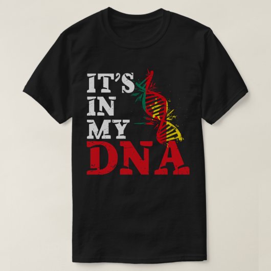 Het zit in mijn DNA Kameroen T-shirt (Design voorkant)