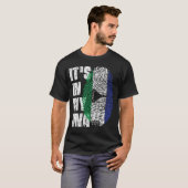 Het zit in mijn DNA Lesotho Flag Boy Girl Gift T-shirt (Voorkant volledig)