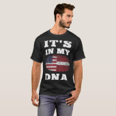 Het zit in mijn DNA Lets Amerikaans T-shirt (Voorkant volledig)