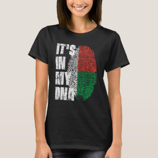 Het zit in mijn DNA Madagaskar vlag Malagasi T-shirt