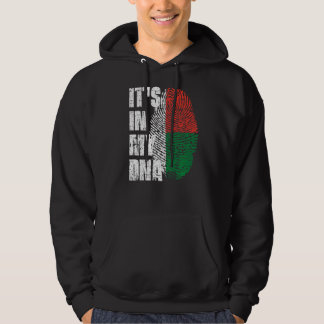 Het Zit In Mijn Dna Madagaskar Vlag Malagassisch Hoodie