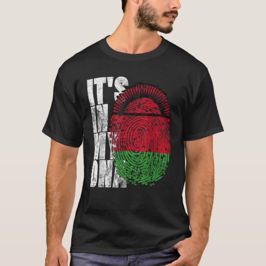 Het zit in mijn DNA Malawian Gift Afrikaanse Nyasa T-shirt (Voorkant)