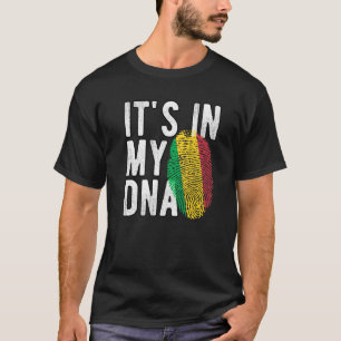 Het zit in mijn DNA Mali vlag Fingerprint Premium T-shirt