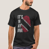 Het zit in mijn DNA-Mannen Trinidad en Tobago. T-shirt (Voorkant)