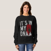 Het zit in Mijn DNA Marokko Vlag Marokkaanse motor Trui (Voorkant volledig)