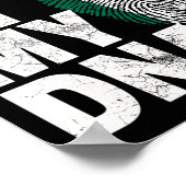 Het zit in mijn DNA Mexicaanse Mexicaanse vlag Cin Poster (Hoek)