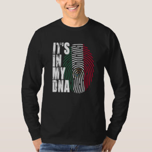 Het Zit In Mijn DNA Mexico Mexicaanse Vlag Onafhan T-shirt