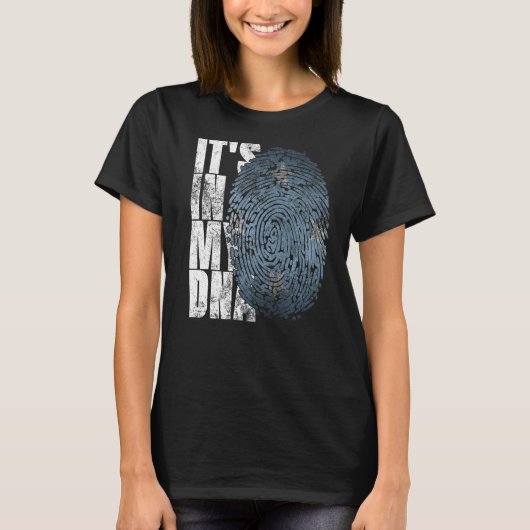 Het zit in mijn DNA Micronesia Graphic voor mannen T-shirt (Voorkant)