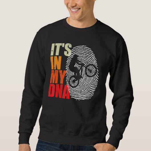 Het Zit In Mijn DNA Mountainbike Trui (Voorkant)