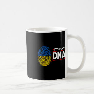 Het Zit In Mijn Dna Nationale Vlag Oekraïense Patr Koffiemok