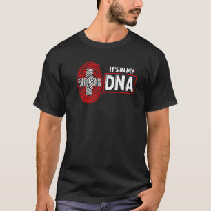 Het zit in mijn DNA Nationale vlag Zwitserse Patri T-shirt