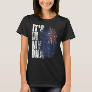 Het zit in mijn DNA Nieuw-Zeelandse Maori Kiwi Gif T-shirt