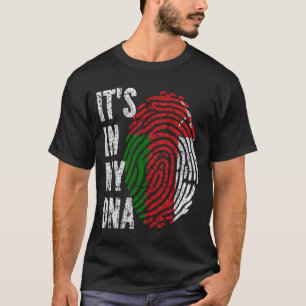 HET ZIT IN MIJN DNA Oman Flag Mannen Vrouwen Kinde T-shirt