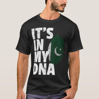 Het zit in mijn DNA Pakistan Flag Pride Mannen W T-shirt