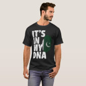 Het zit in mijn DNA Pakistan Flag Pride Mannen W T-shirt (Voorkant volledig)
