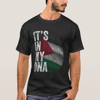 Het Zit In Mijn DNA Palestina Vlag Palestijns T-shirt