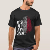 Het zit in mijn DNA Polen Flag Shirt Polish Roots (Voorkant)