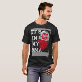Het zit in mijn DNA Polska Genetics Polish Roots P T-shirt (Voorkant volledig)