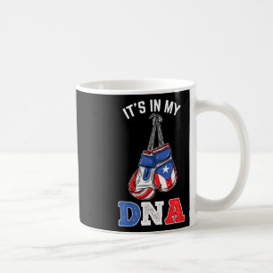 Het zit in mijn DNA Puerto Ricaans boksen Koffiemok