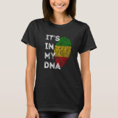 Het zit in mijn DNA Rasta Reggae Roots Jamaican Pr T-shirt (Voorkant)